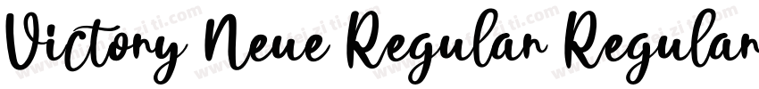 Victory Neue Regular Regular字体转换